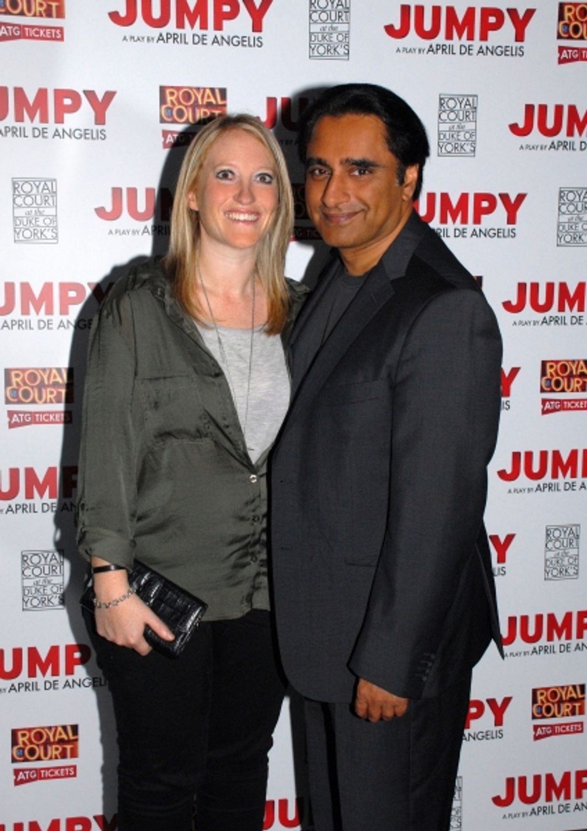  Lia Divirgilio and Sanjeev Bhaskar at 