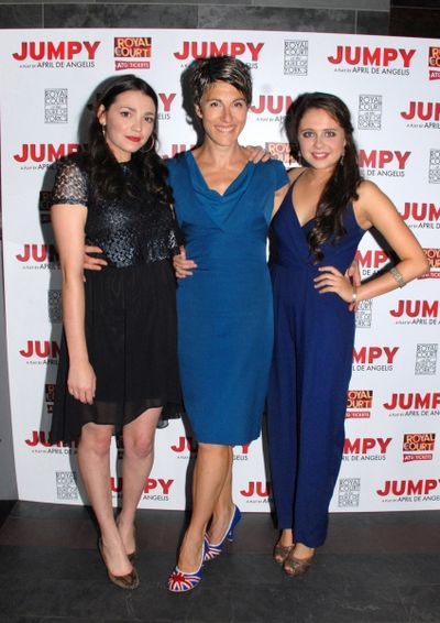  Seline Hizli-Lyndsey, Tamsin Greig-Hilary and Bel Powley-Tilly Photo