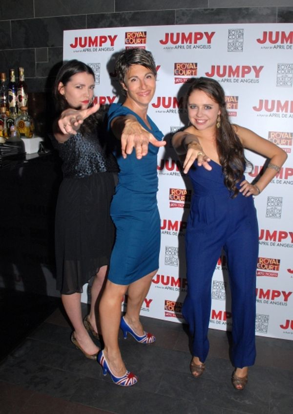  Seline Hizli-Lyndsey, Tamsin Greig-Hilary and Bel Powley-Tilly Photo