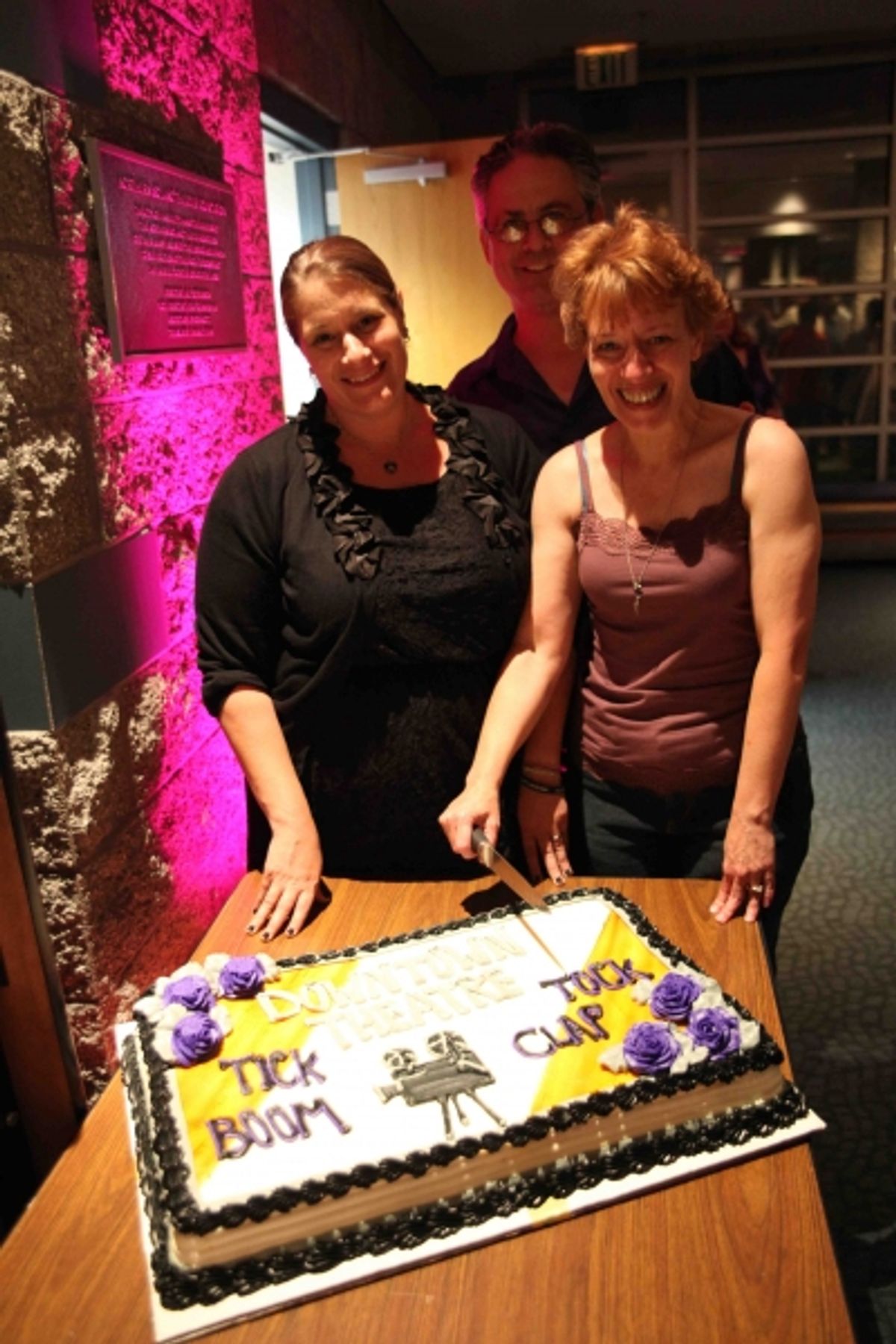 Dae Spering (Artistic Director of Downtown Theatre & Missouri Street Theatre) and Sara Pedri at 