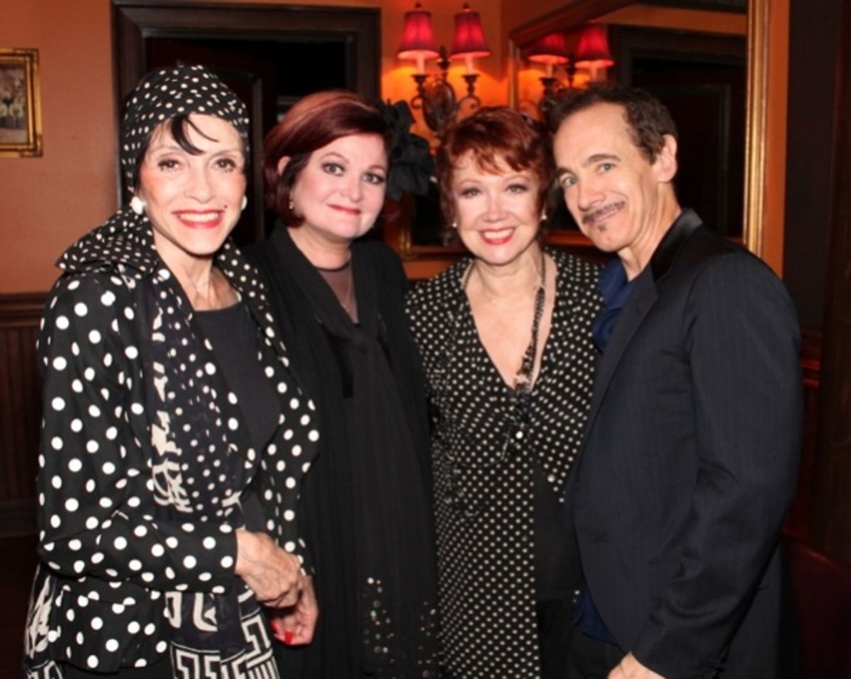 Faith Prince, Jason Graae, Liliane Montevecchi, and Donna McKechnie at 