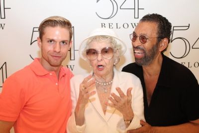 Hunter Ryan Herdlicka, Elaine Stritch, and Maurice Hines Photo