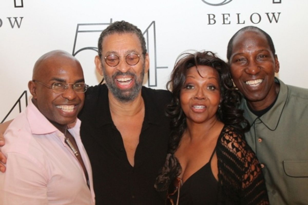 Stanley Wayne Mathis, Maurice Hines, Lynnie Godfrey, and Mel Johnson Jr. at 