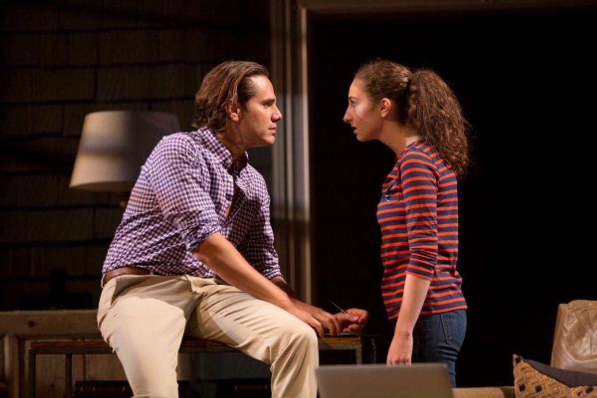 Paul Anthony Stewart and Alexis Molnar at 