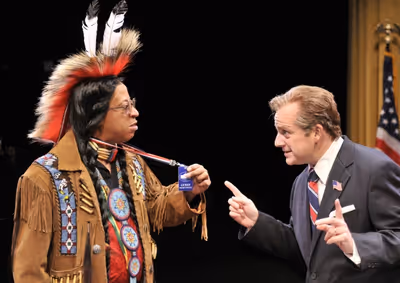  (Left to Right) David Rainey as Dwight Grackle and Jeffrey Bean as Charles Smith in  Photo