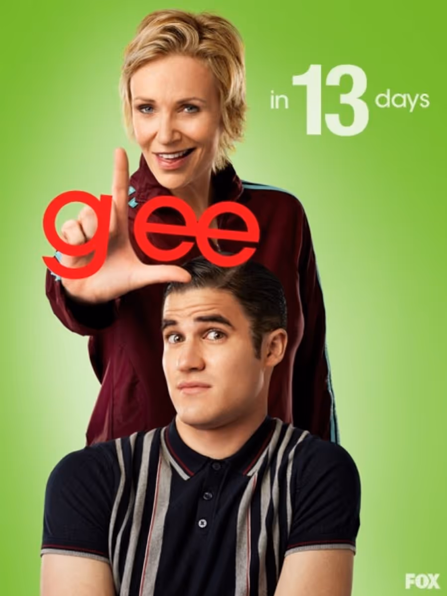 Photo Flash: Darren Criss and Jane Lynch Kick Off Countdown to GLEE Season 4 Premiere!  Image
