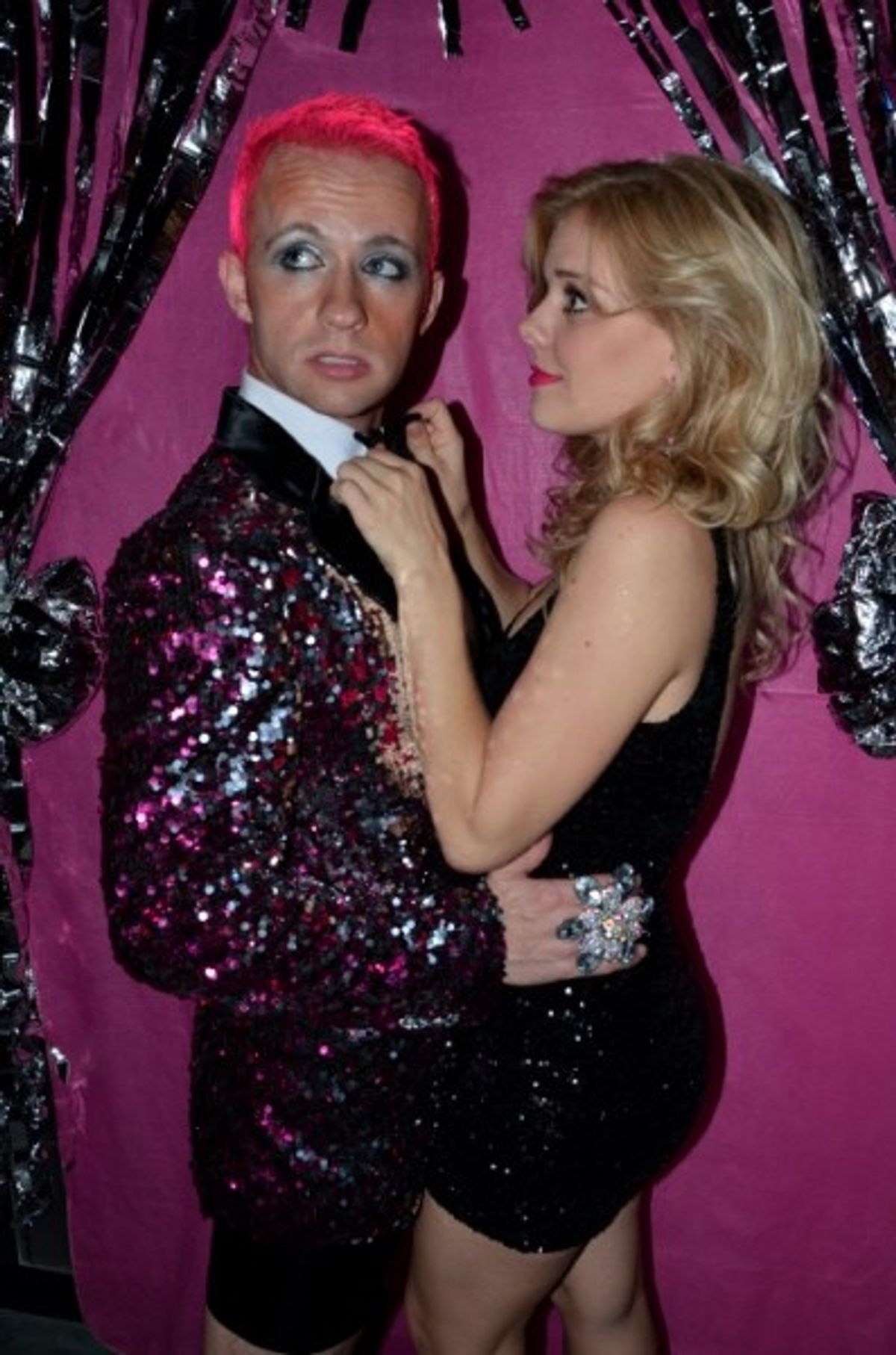 Marty Thomas and Aubrey Mae Davis at 