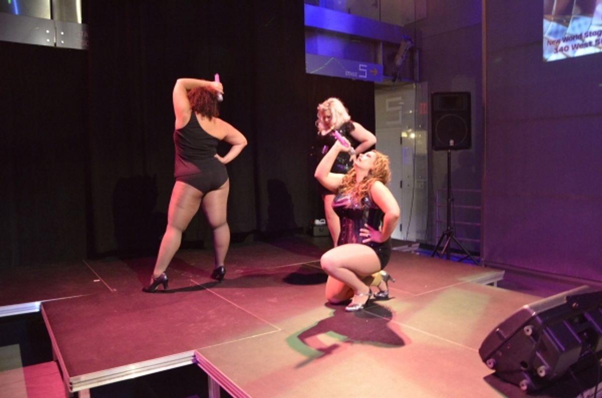 Glamazons at Marty Thomas and Aubrey Mae Davis' GLITTER BALL Birthday Bash