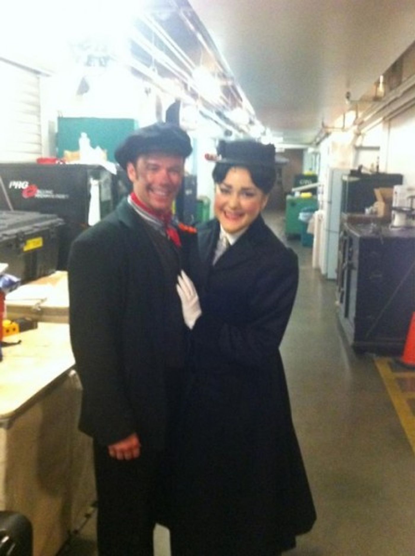 Photo Flash: Saturday Intermission Pics, Sept 1 - 'Barack Obama' Visits EVITA, 600 Shows for MORMON and More!  Image