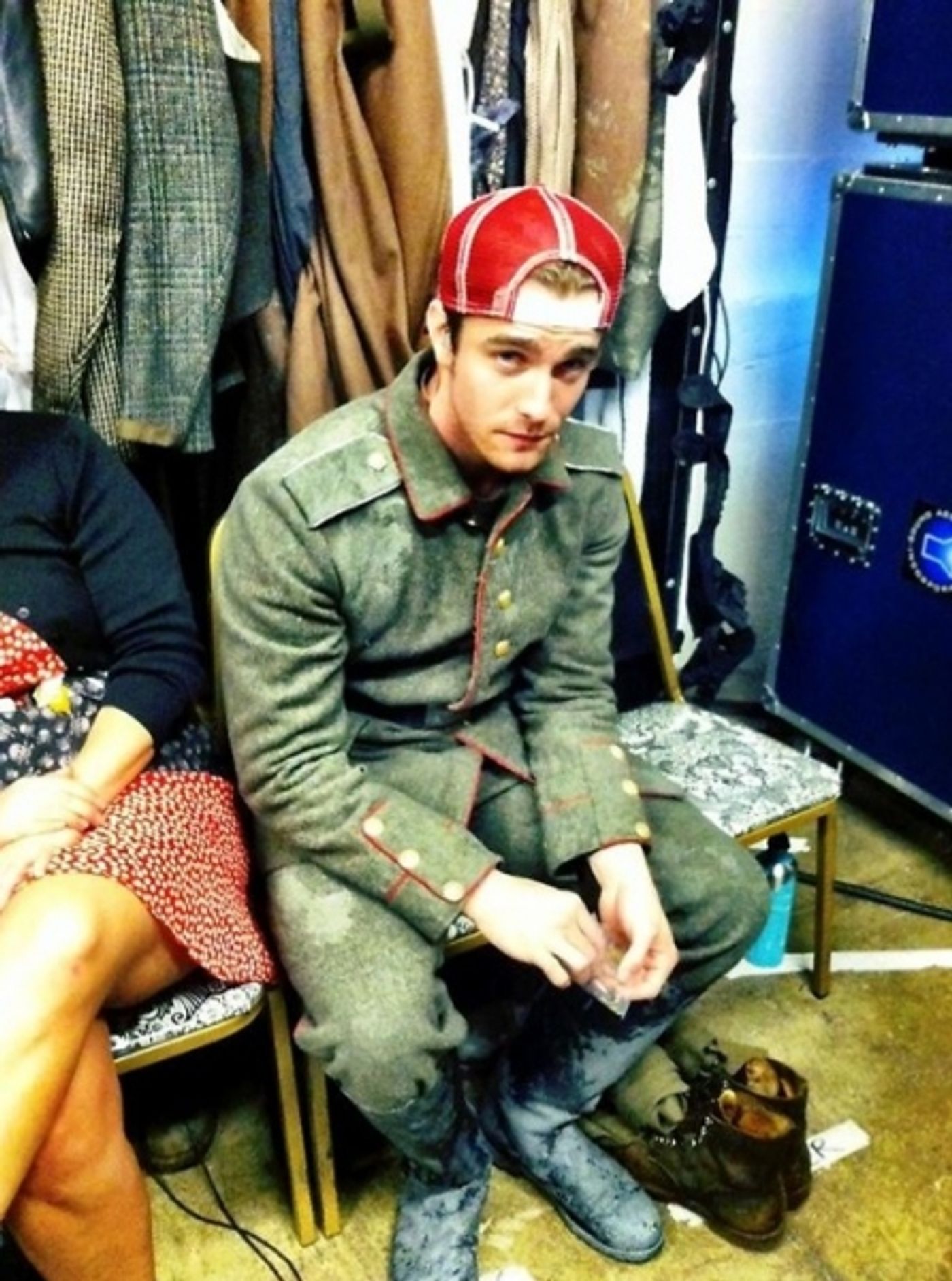 Photo Flash: Saturday Intermission Pics, Sept 1 - 'Barack Obama' Visits EVITA, 600 Shows for MORMON and More!  Image