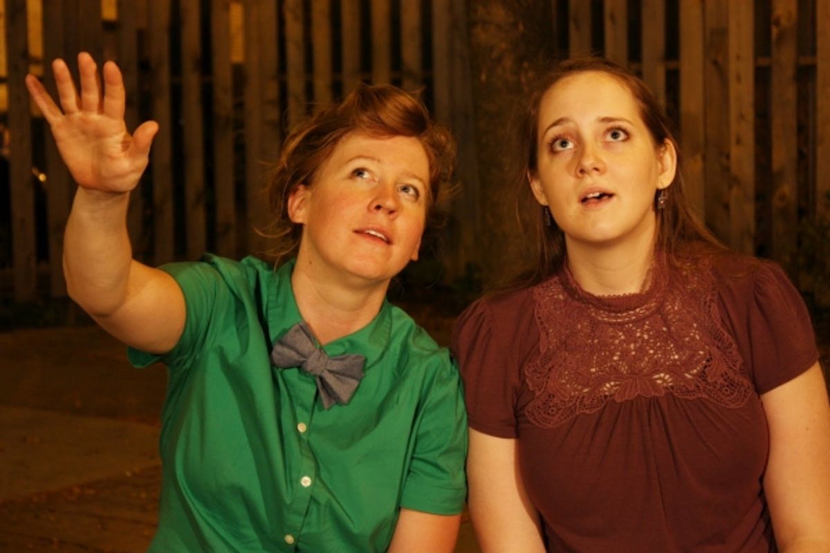  Pamela Mae Davis and Anne Thompson at 