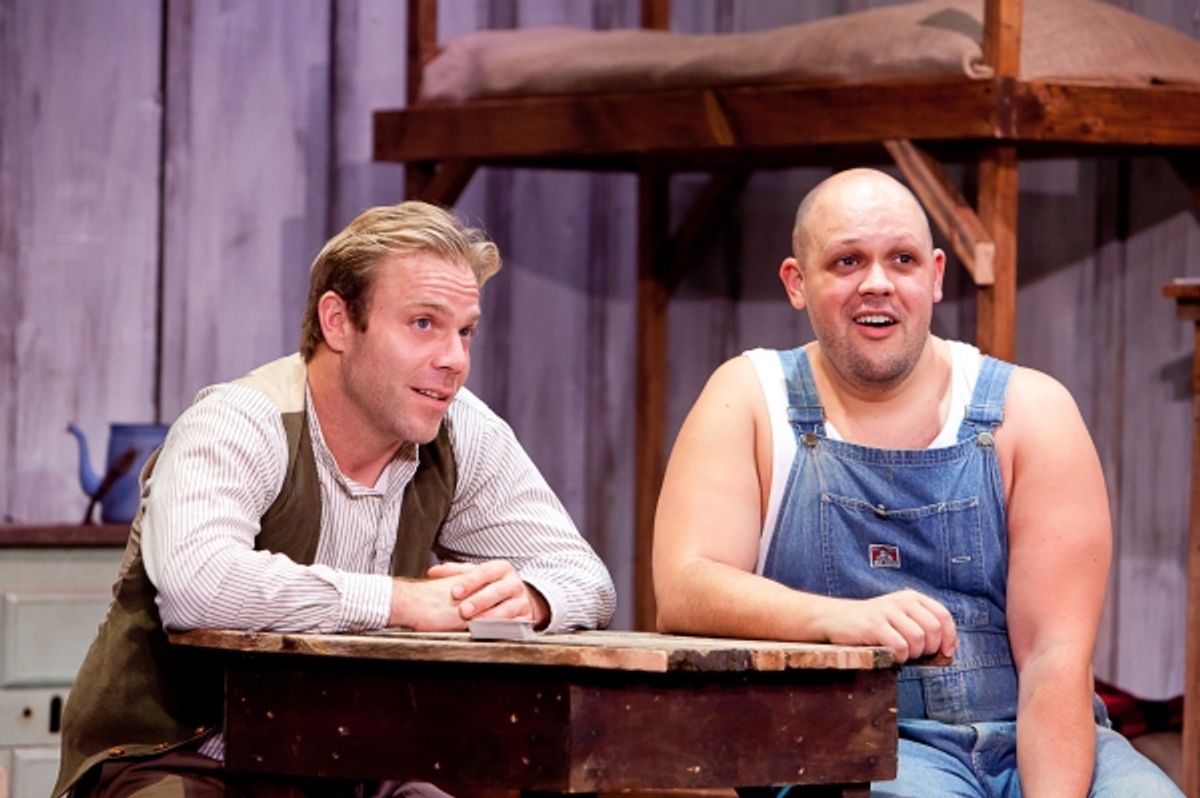  James Hipp as George and Alex Echevarria as Lennie  at 
