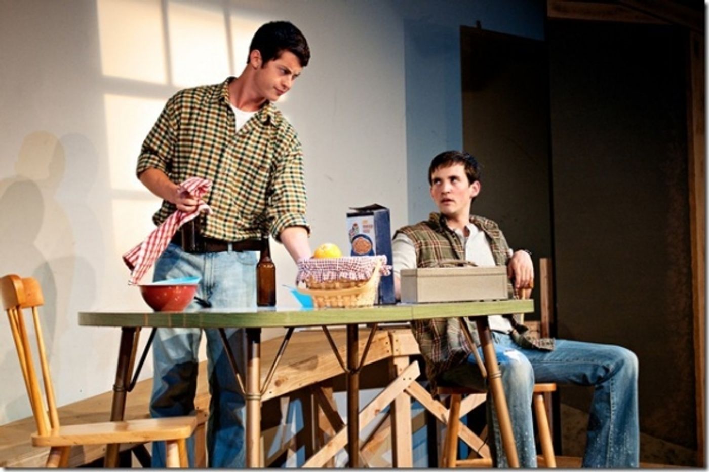 Photo Flash: First Look at Amanda Hawkins, Chad Elder and More in BALD's THE BURNT PART BOYS  Image