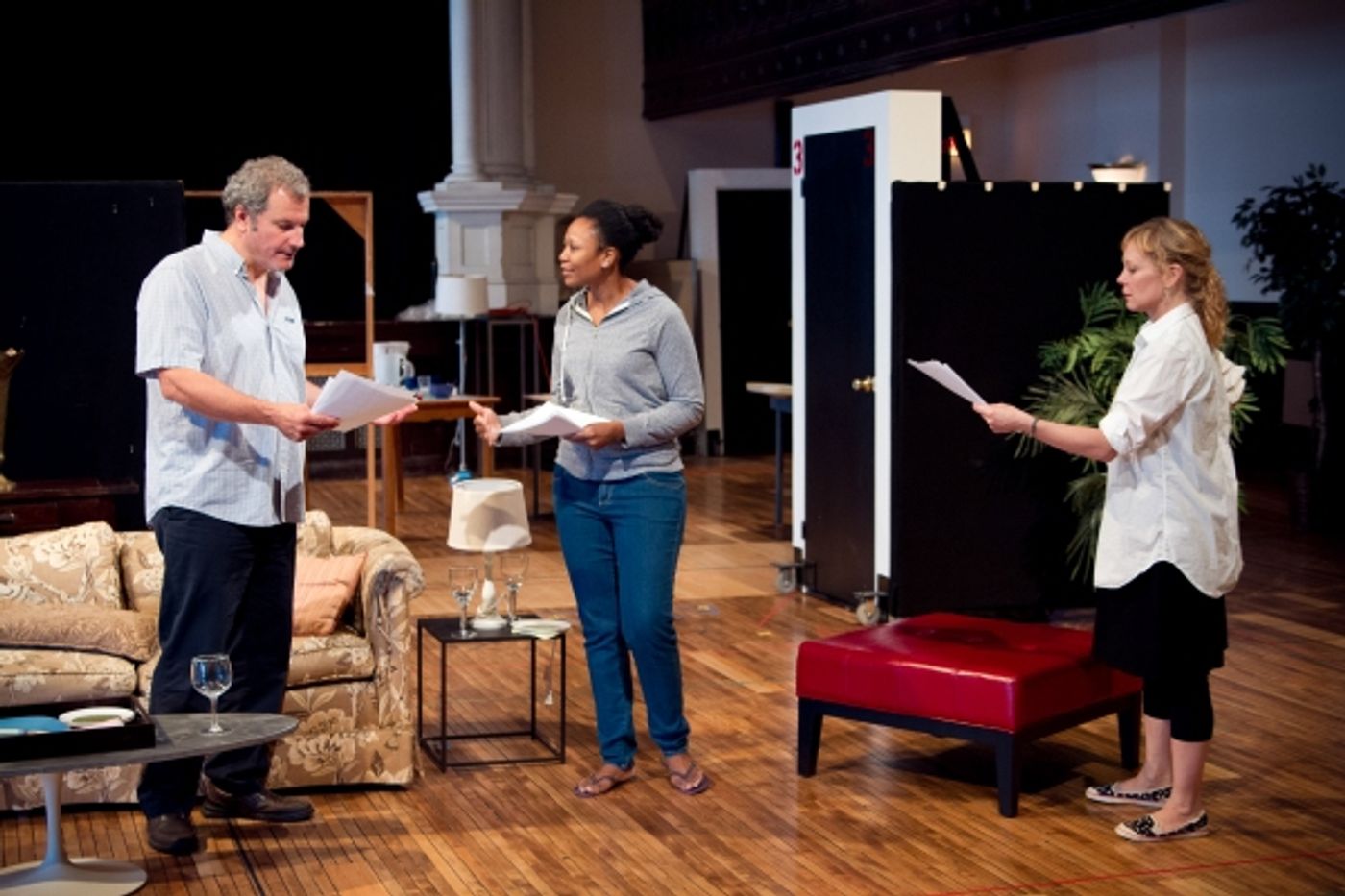 Photo Flash: First Look at Steppenwolf's GOOD PEOPLE in Rehearsal  Image
