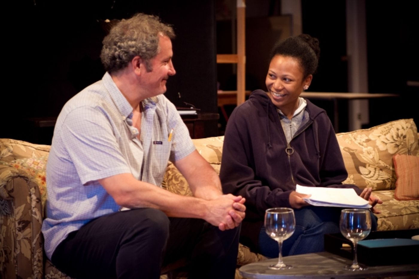 Photo Flash: First Look at Steppenwolf's GOOD PEOPLE in Rehearsal  Image