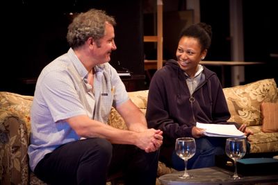  Keith Kupferer and ensemble member Alana Arenas  Photo