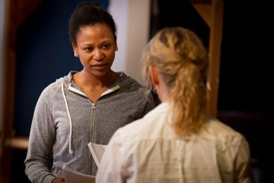  Ensemble members Alana Arenas and Mariann Mayberry  Photo