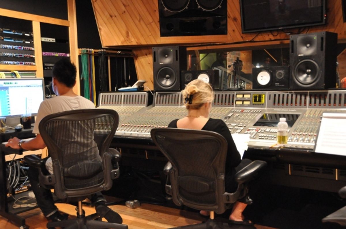  Andros Rodriguez (Engineer) and Lynn Pinto at 