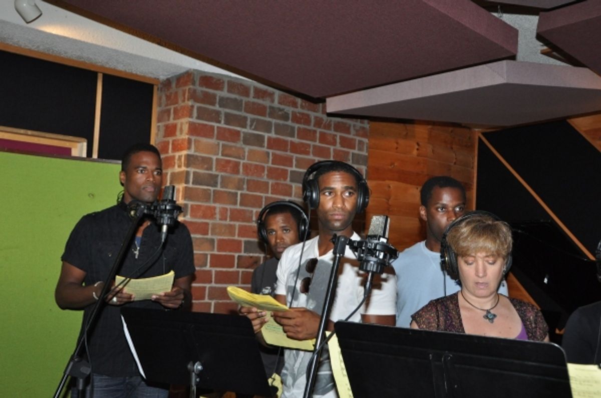  Derek Davis, Alan Wiggins, James A. Pierce III, Donna Doiron and Arbender Robinson at 