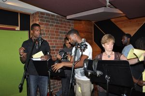  Derek Davis, Alan Wiggins, James A. Pierce III, Donna Doiron and Arbender Robinson Photo