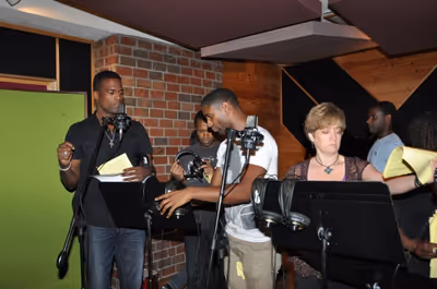  Derek Davis, Alan Wiggins, James A. Pierce III, Donna Doiron and Arbender Robinson Photo