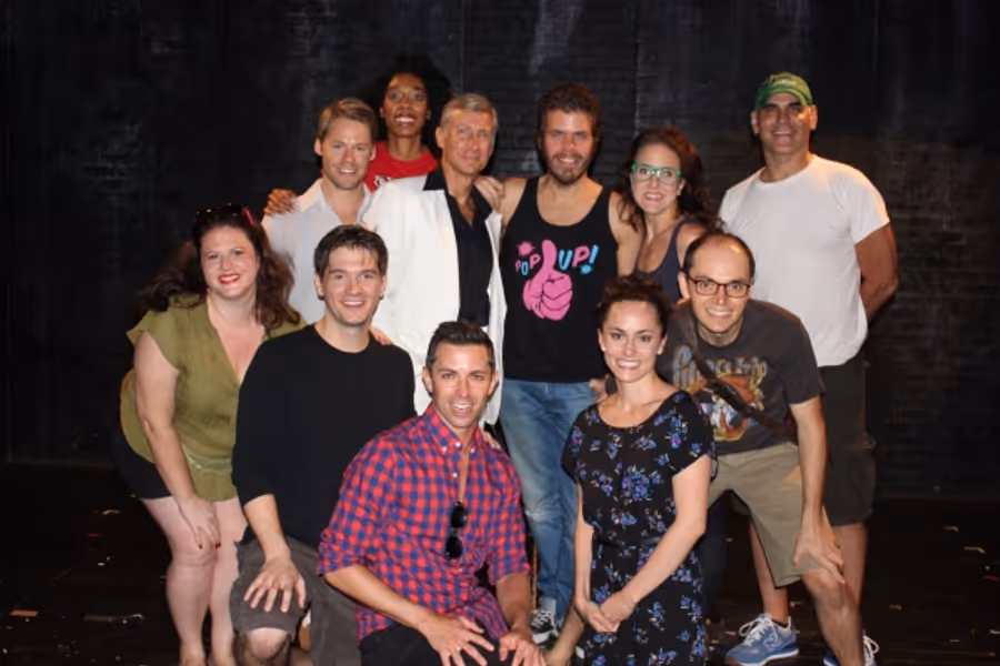 Photo Flash: Perez Hilton Visits SILENCE! THE MUSICAL  Image