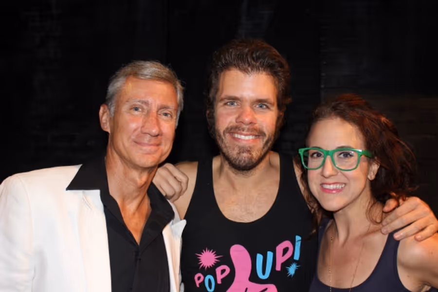 Photo Flash: Perez Hilton Visits SILENCE! THE MUSICAL  Image