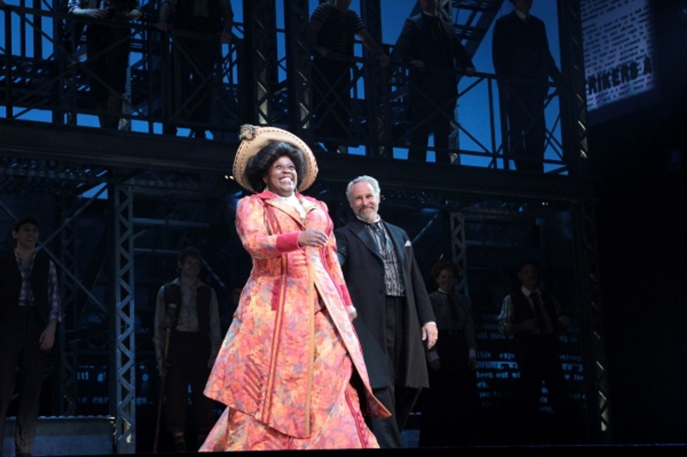 Photo Coverage: Corey Cott's First Curtain Call as 'Jack Kelly' in NEWSIES! Image