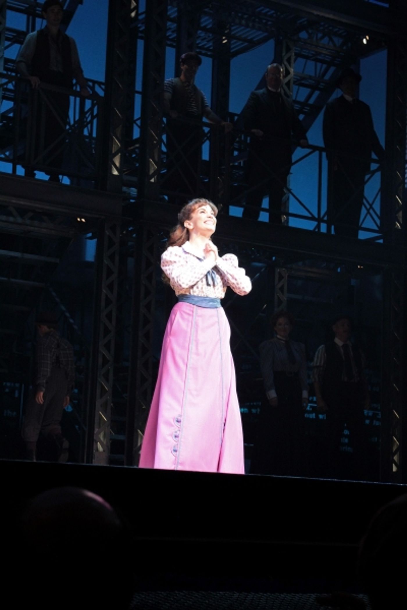 Photo Coverage: Corey Cott's First Curtain Call as 'Jack Kelly' in NEWSIES! Image