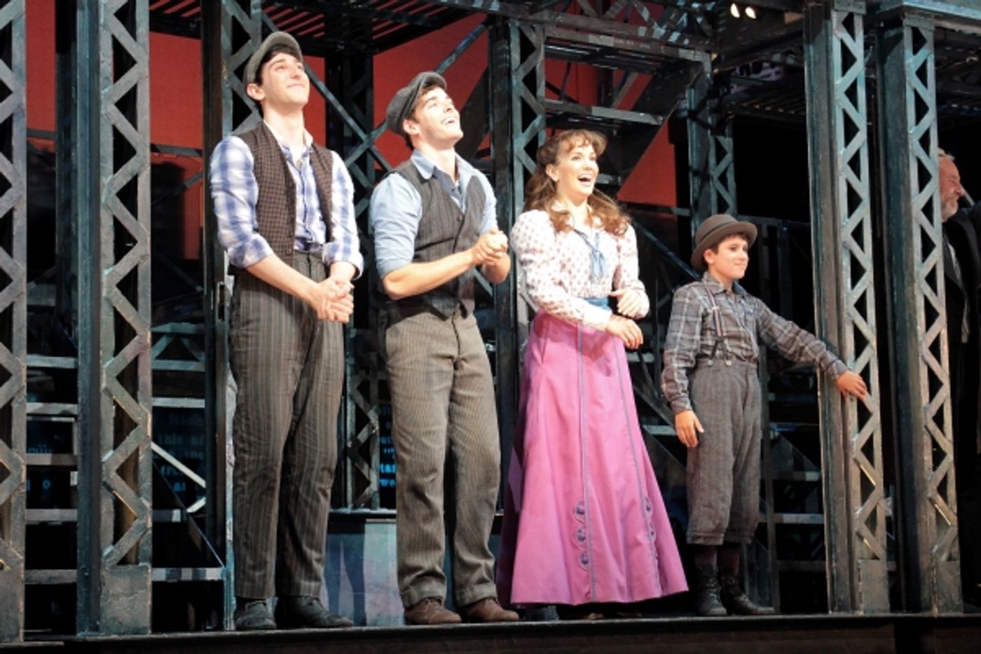 Photo Coverage: Corey Cott's First Curtain Call as 'Jack Kelly' in NEWSIES! Image