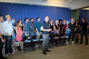 David Armstrong and the company of Scandalous @ BroadwayWorld David Armstrong and the company of Scandalous Photo