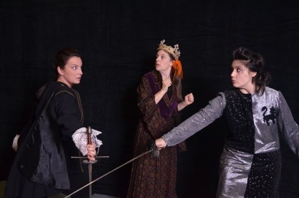 Tracey Phillips, Rebecca Blum, Izzy Burger at 