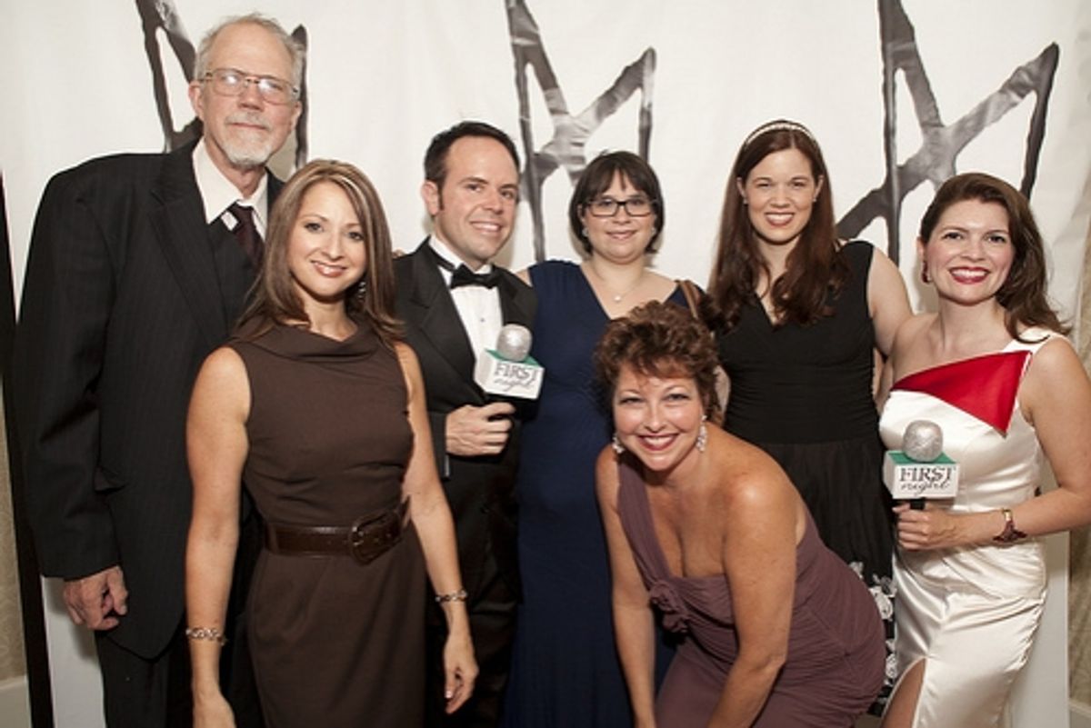 Joe Stinemetz, Jennifer Debs Tankersley, Hugh Britt, Sara Stinemetz, Angela Gimlin, Jennifer Richmond and Cary Street at 