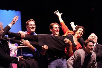 Tonny Nappo, Trey Palmer, Holly Shepherd, Thomas Harton and Danny Proctor Photo