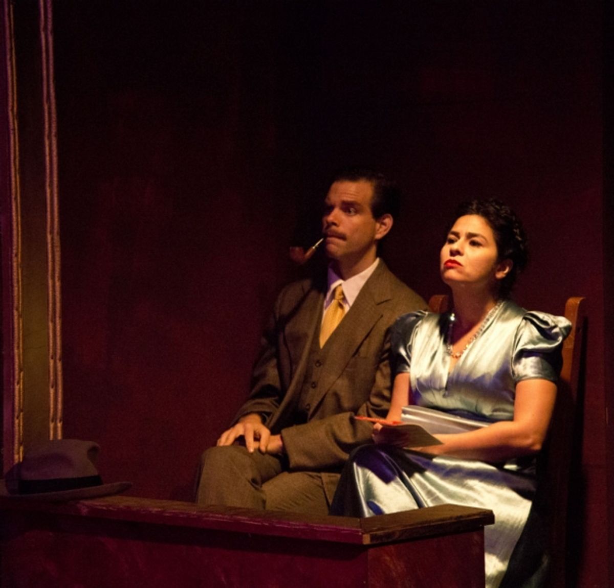 Matt Baughman, Lisa Burl at 