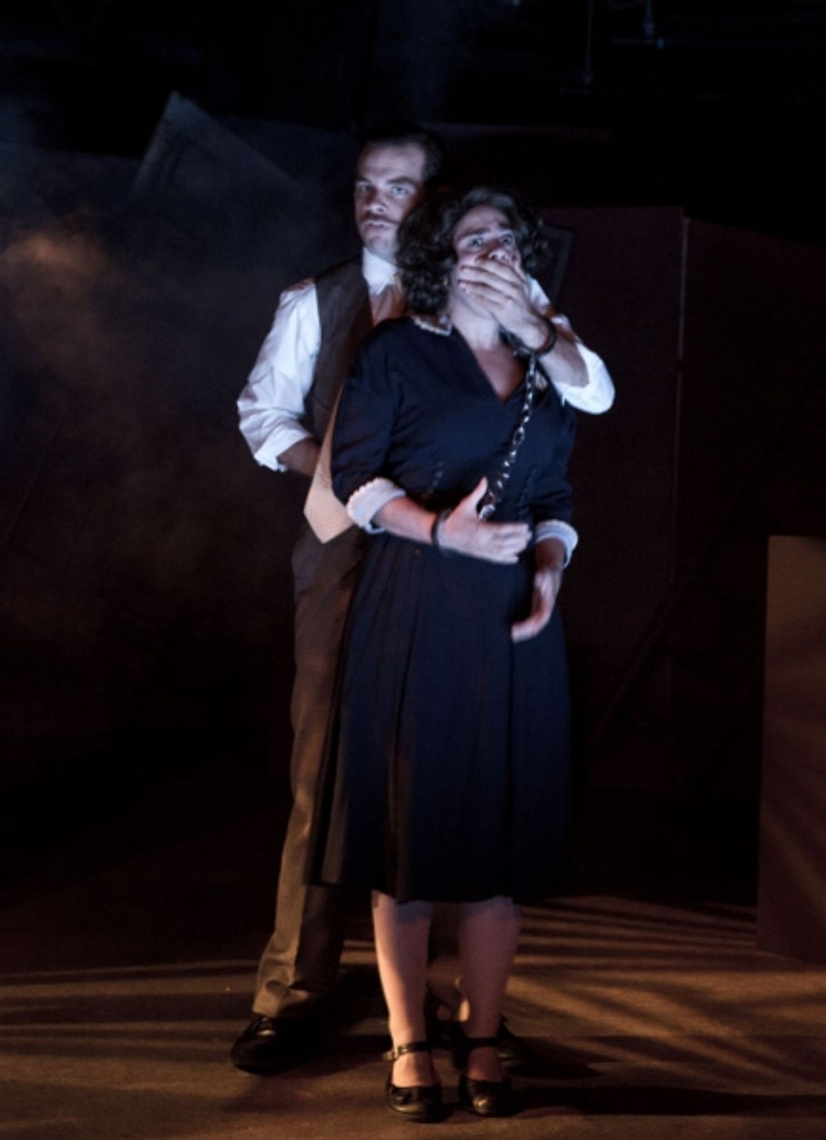 Matt Baughman, Lisa Burl at 