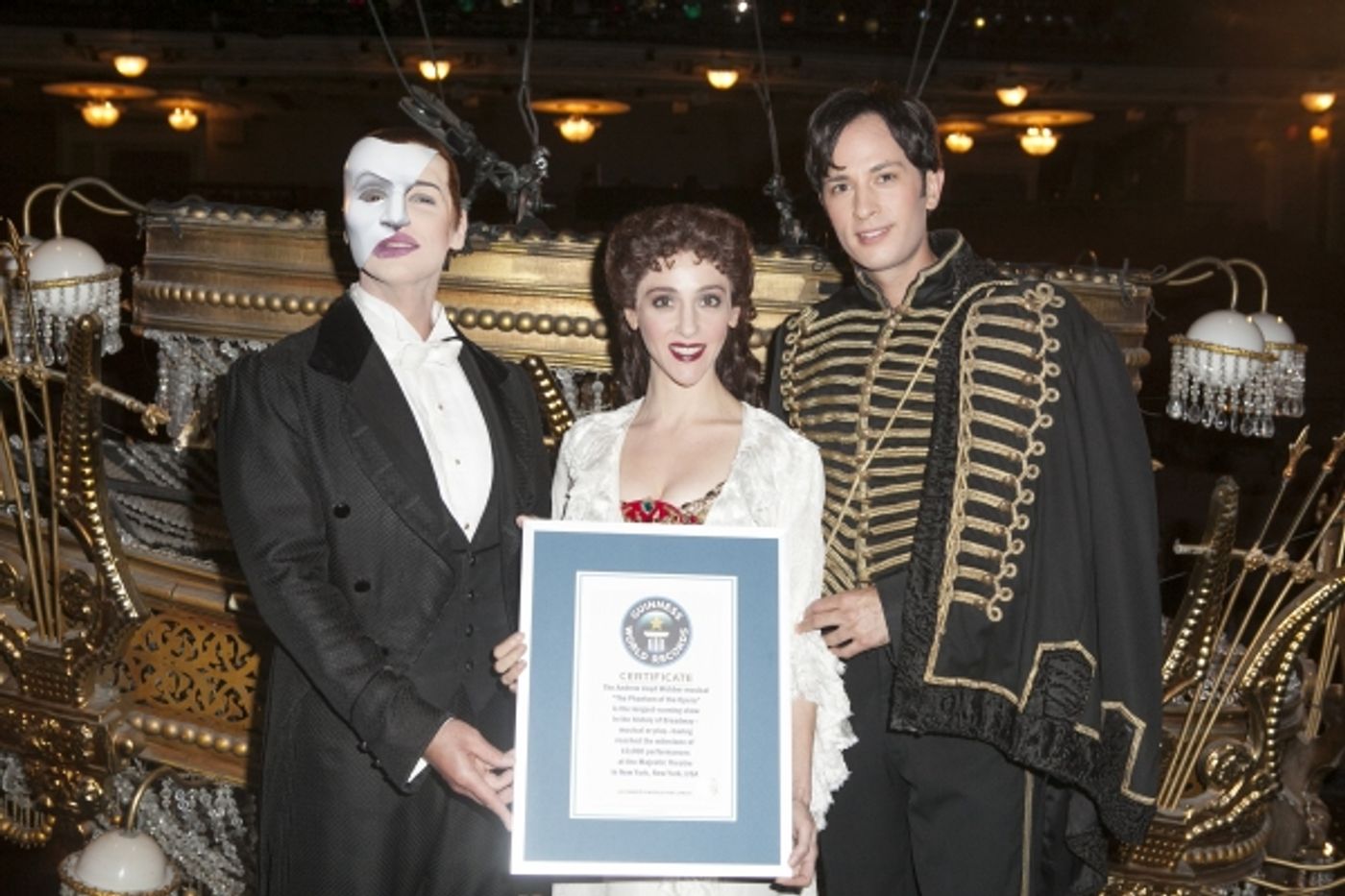 Photo Coverage: THE PHANTOM OF THE OPERA Earns Spot in Guinness Book of World Records! Image