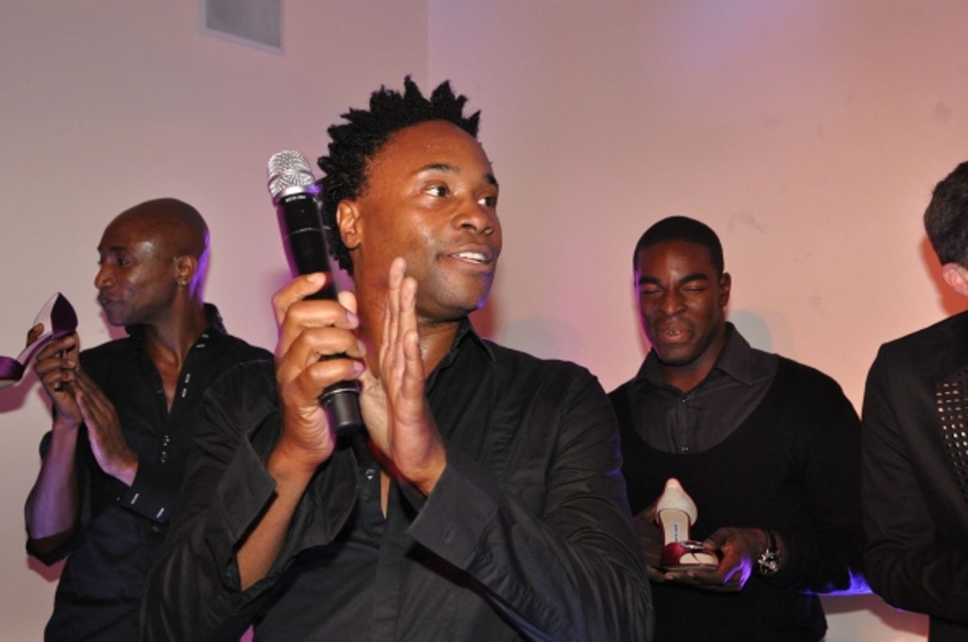Photo Coverage: KINKY BOOTS' Cyndi Lauper & Billy Porter Sing at Manolo Blahnik!  Image