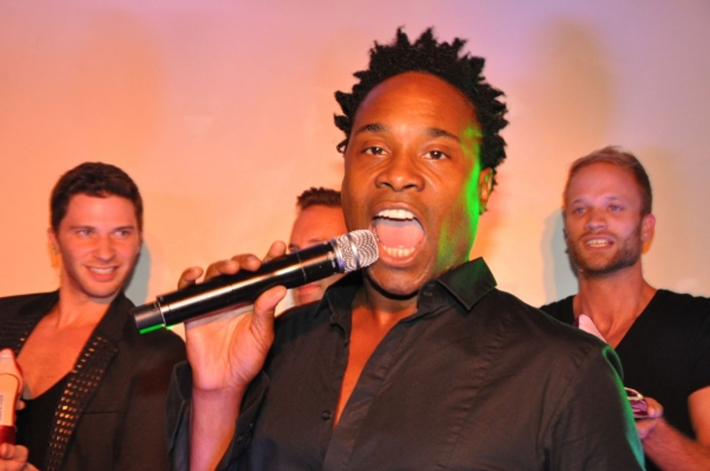 Photo Coverage: KINKY BOOTS' Cyndi Lauper & Billy Porter Sing at Manolo Blahnik!  Image