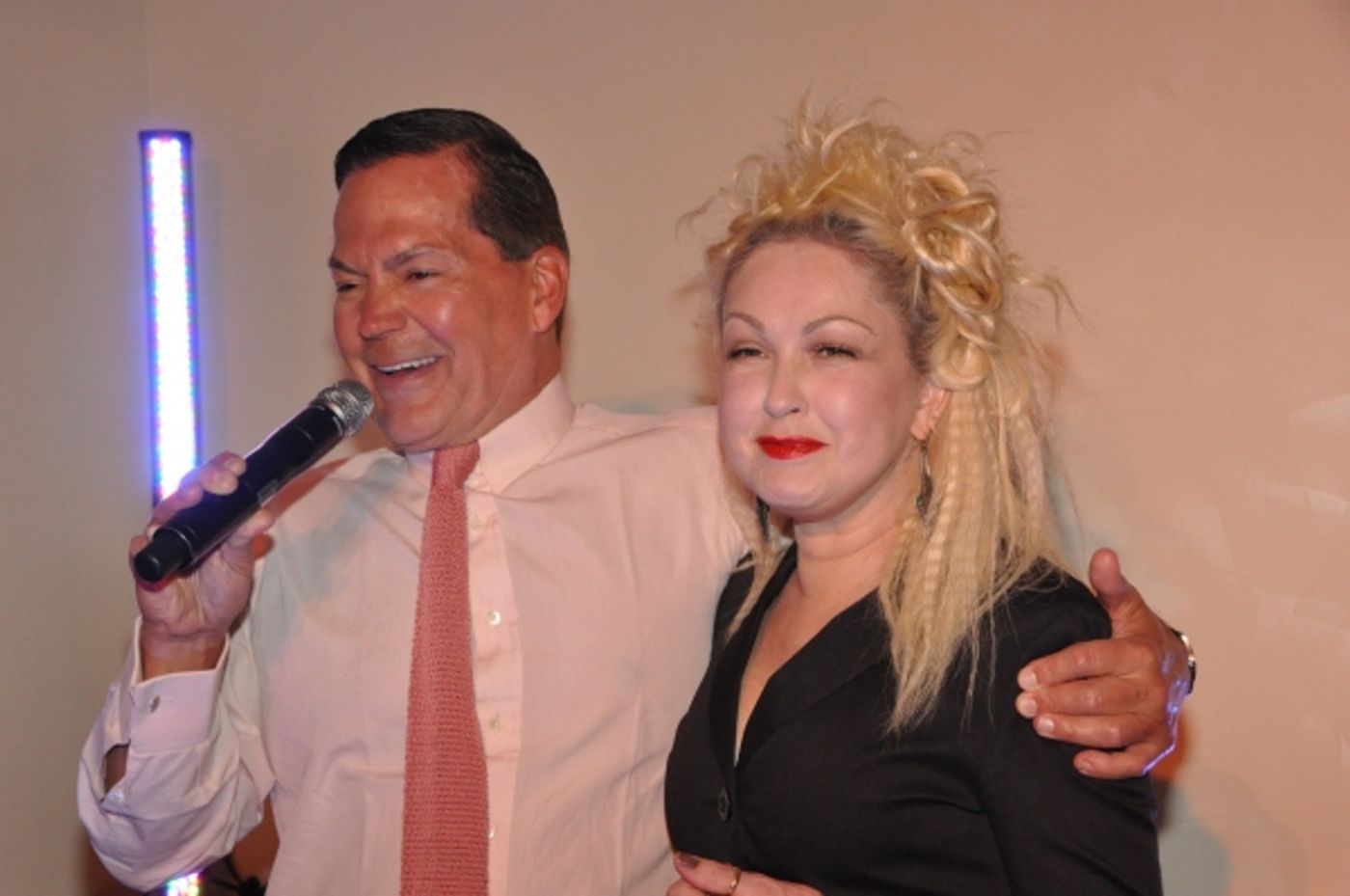 Photo Coverage: KINKY BOOTS' Cyndi Lauper & Billy Porter Sing at Manolo Blahnik!  Image