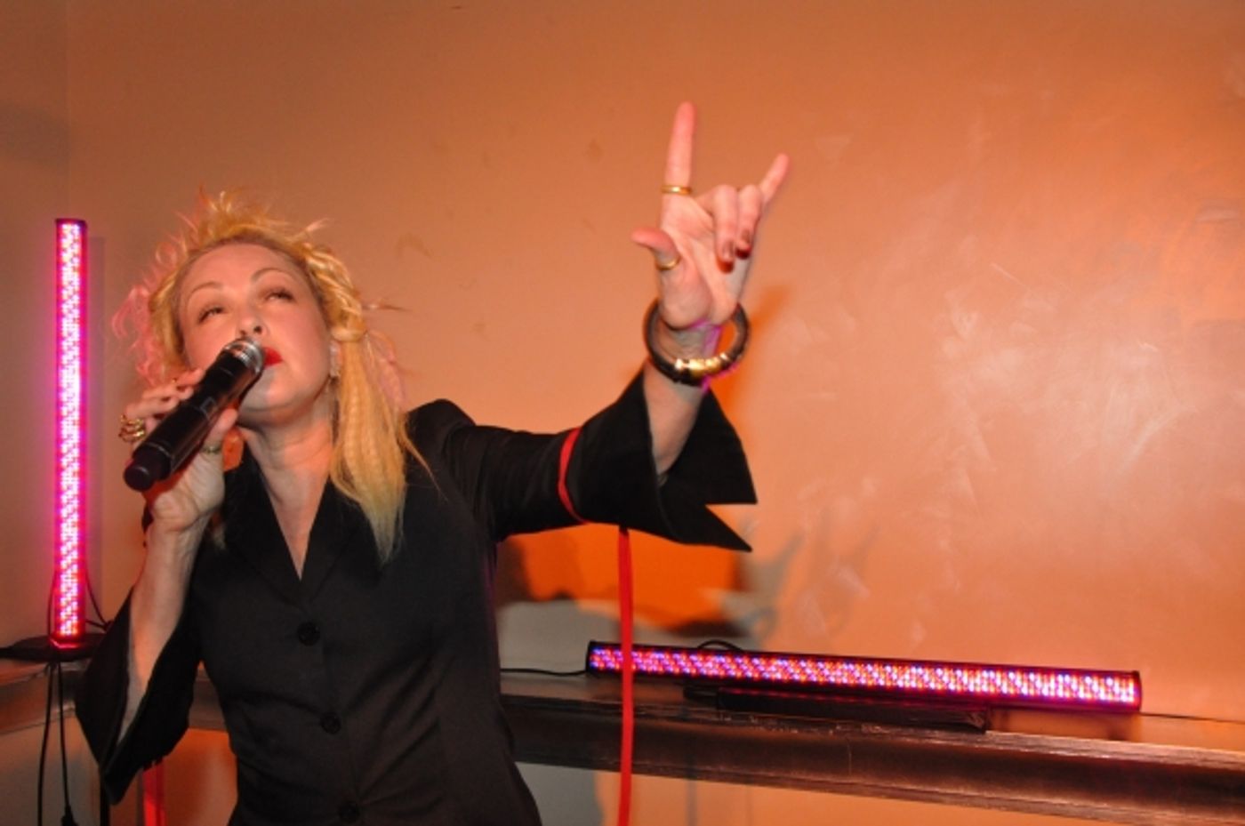 Photo Coverage: KINKY BOOTS' Cyndi Lauper & Billy Porter Sing at Manolo Blahnik!  Image