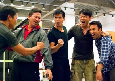 Jon Jon Briones, Scott Watanabe, Telly Leung, Karl Josef Co and Marc de la Cruz Photo