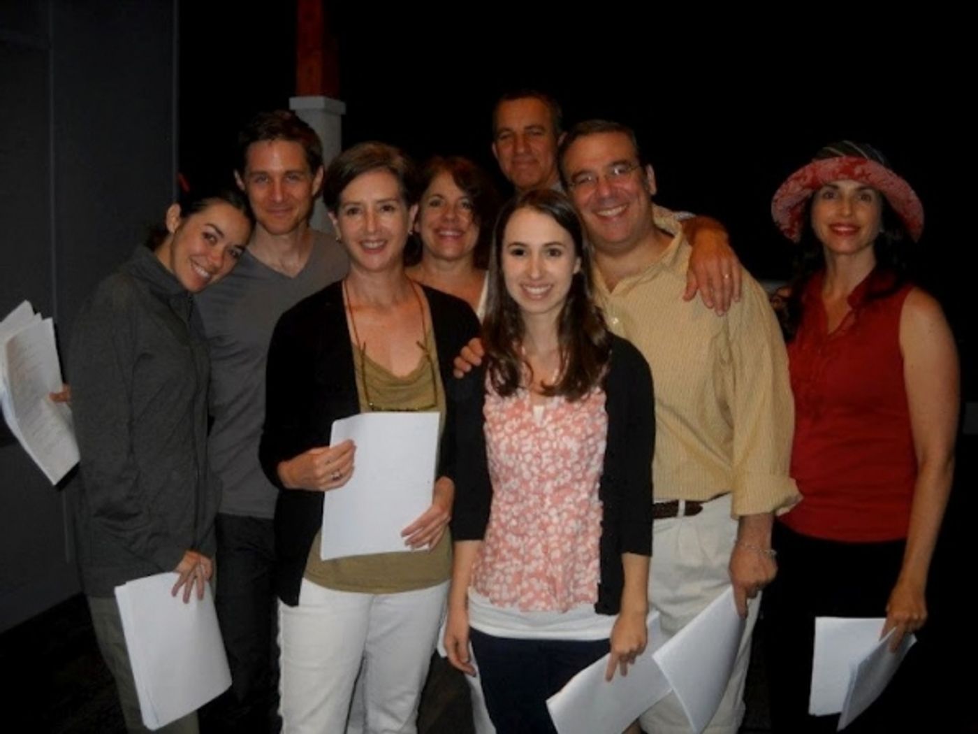 Photo Flash: Cast of ANNE FRANK: THE DIARY OF A YOUNG GIRL Podcast in the Recording Studio  Image