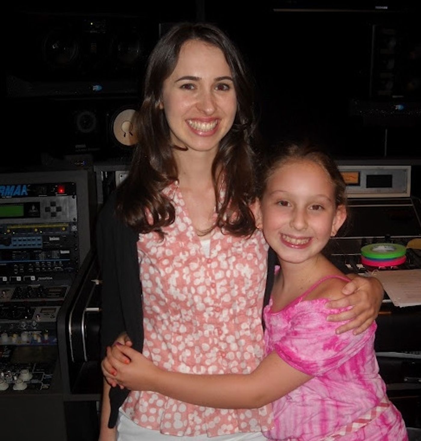 Photo Flash: Cast of ANNE FRANK: THE DIARY OF A YOUNG GIRL Podcast in the Recording Studio  Image