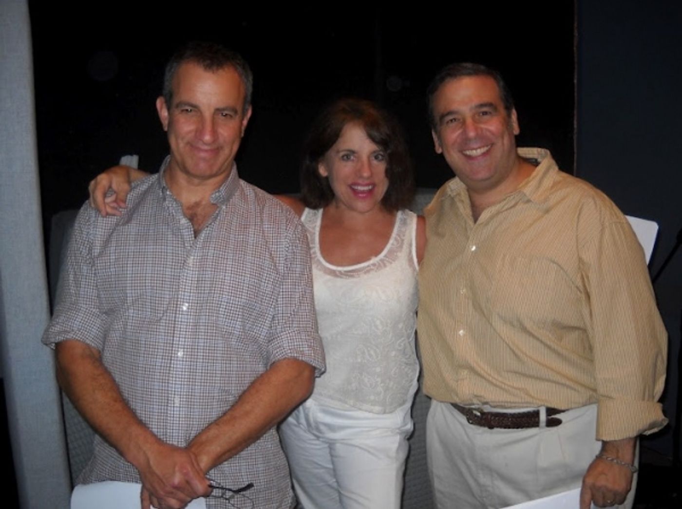 Photo Flash: Cast of ANNE FRANK: THE DIARY OF A YOUNG GIRL Podcast in the Recording Studio  Image