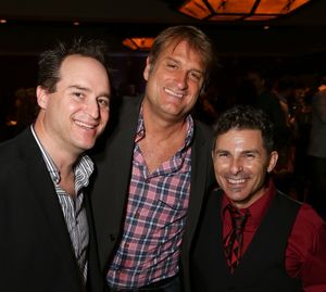 From left, Brian Kite, Producing Artistic Director La Mirada Theatre for the Performing Arts, Director/Choreographer Jeff Calhoun and Nick DeGruccio pose during the party for the opening night performance of "Jekyll & Hyde" The Musical at the La Mirada Th @ BroadwayWorld From left, Brian Kite, Producing Artistic Director La Mirada Theatre for the Performi Photo