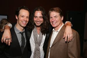 From left, Cast members Laird Mackintosh, Constantine Maroulis and Richard White pose during the party for the opening night performance of "Jekyll & Hyde" The Musical at the La Mirada Theatre for the Performing Arts on Saturday, Aug. 8, 2012, in La Mira @ BroadwayWorld From left, Cast members Laird Mackintosh, Constantine Maroulis and Richard White pose Photo