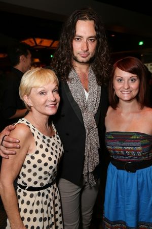  From left, Cathy Rigby, Executive Producer, cast member Constantine Maroulis and The Photo