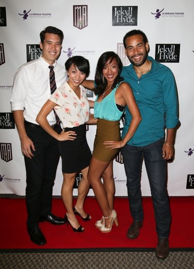  From left, Terrance Leavey, Nancy Lam, Betty Le and Bertrand Roy pose during the par Photo