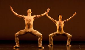 Ballet: CLEAR. Choreographer: Stanton Welch. Dancers: Joseph Walsh and Charles-Louis Yoshiyama. @ BroadwayWorld Ballet: CLEAR. Choreographer: Stanton Welch. Dancers: Joseph Walsh and Charles-Louis Photo